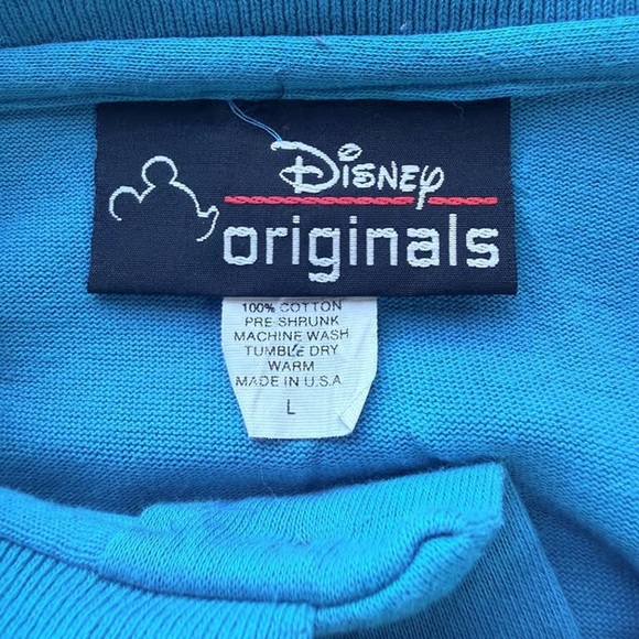 Disney Vibrant Blue Men's Polo Shirt - Picture 2 of 3